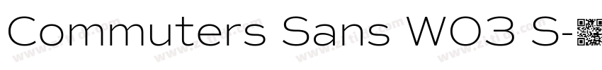 Commuters Sans W03 S字体转换